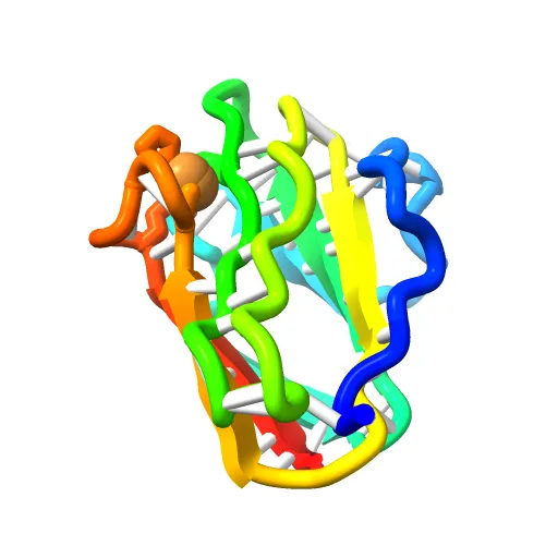 Reduced Cu(I) form at pH 4 of P52G mutant of amicyanin — Фото 9 из 13