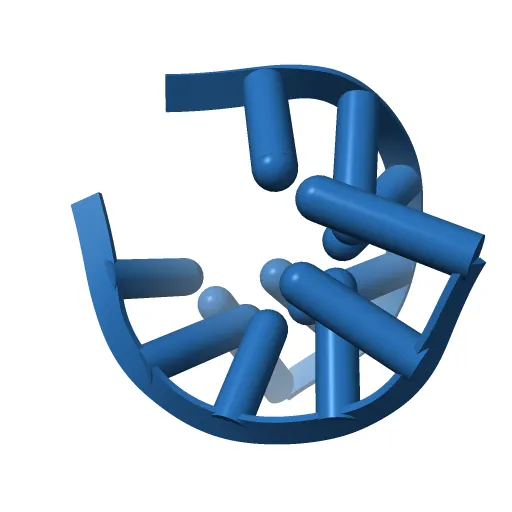 X-Ray structure of r[CGCG(5-fluoro)CG]2 — Фото 8 из 11