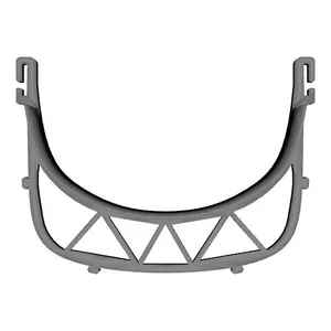 Livingston Seamless Top Shield for top-open face shields (v2.0)