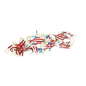 Crystal structure of glycoprotein C from Rift Valley Fever Virus (glycosylated)