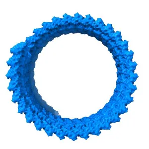 Helical reconstruction of influenza A virus M1 in complex with nucleic acid.
