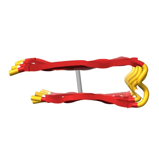 3D Structure of Alzheimer's Abeta(1-42) fibrils — Фото 3 из 13