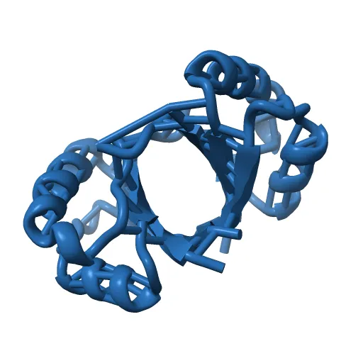 CRYSTAL STRUCTURE OF THE E2 DNA-BINDING DOMAIN FROM HUMAN PAPILLOMAVIRUS TYPE-16: IMPLICATIONS FOR ITS DNA BINDING-SITE SELECTION MECHANISM — Фото 8 из 13