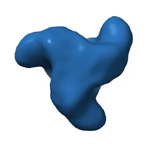 Molecular Structure of Unliganded Native HIV-1 gp120 trimer: Spike region