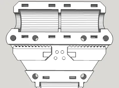 Каретка оси X для Prusa i3 Steel