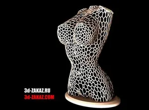 Female body, Remix, style Voronoi...