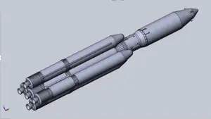 Ракета АНГАРА А5 и АНГАРА 1.2 в...
