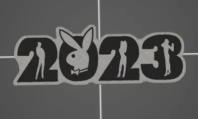 Символ 2023 года PlayBoy на холодил...