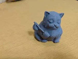 Кот Семён, модель памятника из Мурм...