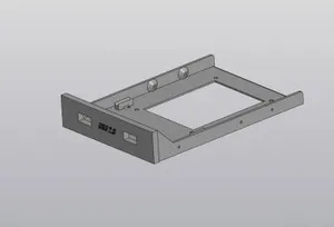 Передняя панель 3,5" с двумя разъе...