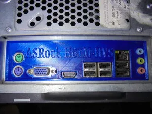 Заглушка на материнку ASRock H61M-H...
