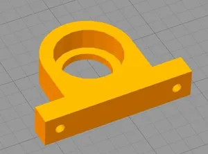 3D-модель «фланец для фиксирования трапецевидного винта в Ultimaker с подшипником 608»