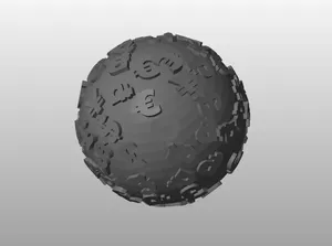 Новогодняя игрушка: Шар украшенный символами мировых валют.