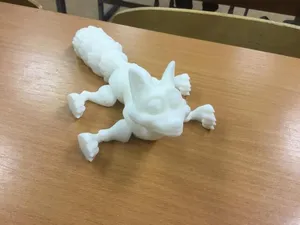 Лиса с подвижными конечностями
