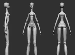 BJD шарнирная кукла