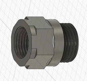 Адптер с внутренней резьбы M18x1.5 (она же F18x1.5) на внешнюю трубную 1/2" (для подводки)