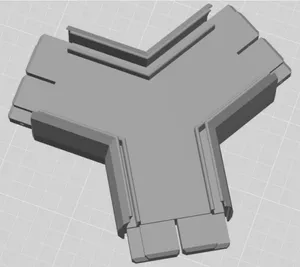 Тройник 120 для световой линии Flexy Line 50