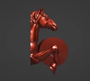 Лошадь держатель для туалетной бумаги, Stl,