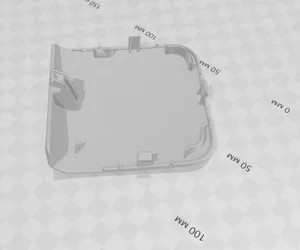 NISSAN QASHQAI 2010-2013 ЗАГЛУШКА ПЕРЕДНЕГО БАМПЕРА