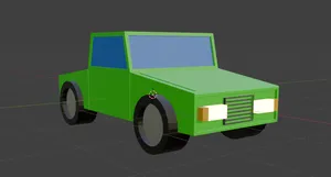 Lada Жигуль зелёного цвета