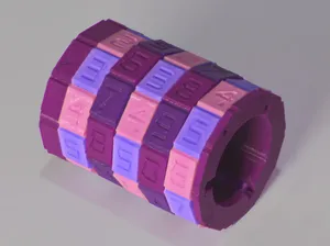 Combination Safe 00 - Dual Material Rings