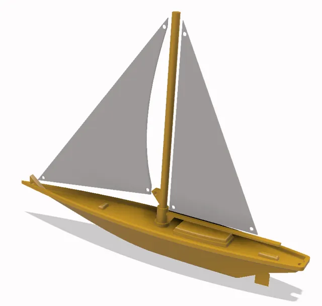 Sailing Boat 3D model — Фото 2 из 13