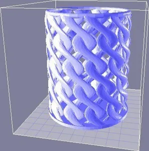 Spiral Pencil/Candle/Toothbrush Cup