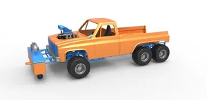 Pulling truck 6wd Scale 1:25