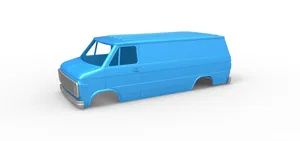 Diecast Vintage Van shell Scale 1:25