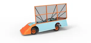 Super Dirt Late model with side wing while turning 1:25