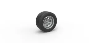 Wheel from Asphalt Modified stock car V3 Scale 1:25
