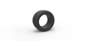Tire of Asphalt Modified stock car V2 Scale 1:25