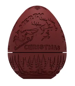 Santa’s Christmas Dragon Egg 3MF & STL