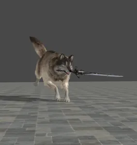 Sif the Great Grey Wolf - Dark souls