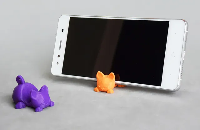 Keichain / Smartphone Stand Cat