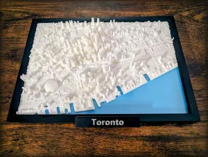 Toronto Canada 3D Miniature