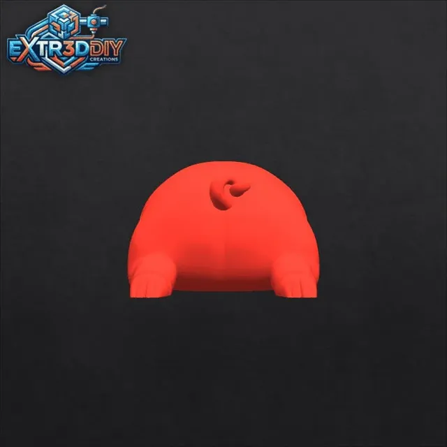 Pig Flexy – Articulated 3D Printable Pig | Print-in-Place | No Supports STL — Image 11 of 12