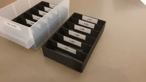 raaco 6 slot insert for assortment cabinet