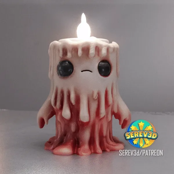 Cute Melted Candle Holder - SEREV3d — Фото 2 из 8