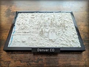 Denver Colorado 3D Miniature