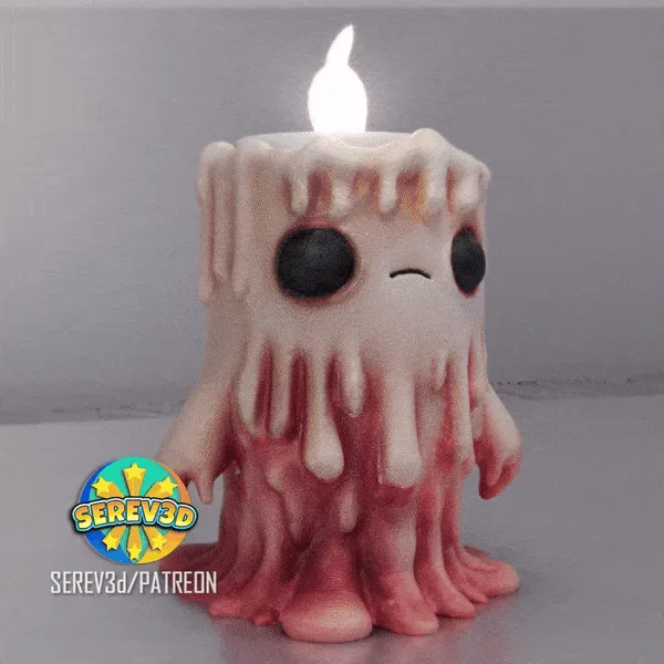 Cute Melted Candle Holder - SEREV3d — Фото 6 из 8