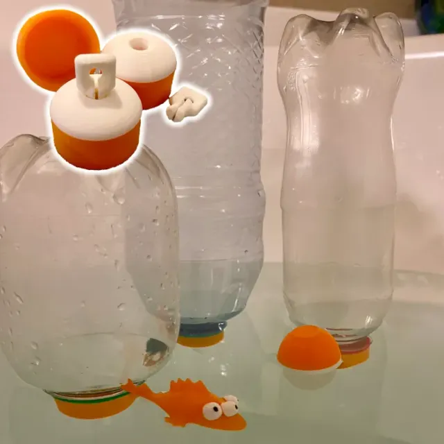 Pop Bottle Fishing Bobber / Float Adapter
