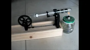 3D printed marble Stirling engine