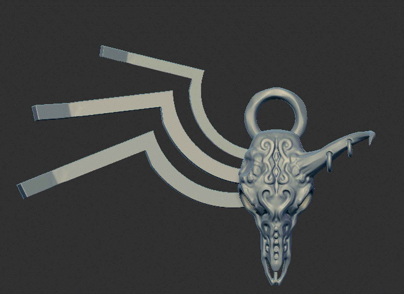 Animal Skull Pendant