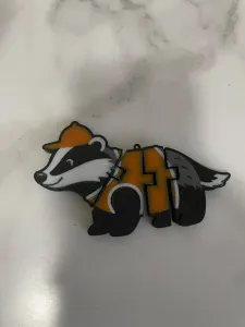 Flexi-Badger Keychain
