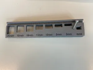 Amazing Gridfinity M4 Bolt Sorter Top (4mm Screw Heads)