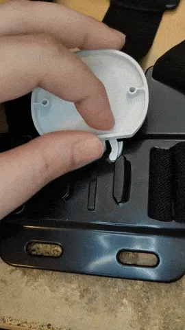 SlimeVR tracker chest mount clip (by Astrix) — Image 2 of 8