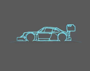 Porsche - 911 GT3 Race Wall Art