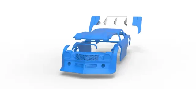 Shell of Vintage Dirt late model Race car Version 3 Scale 1:25 — Фото 16 из 19