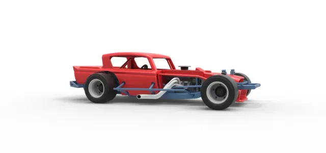 Vintage Asphalt Modified stock car V9 Scale 1:25 — Фото 25 из 29